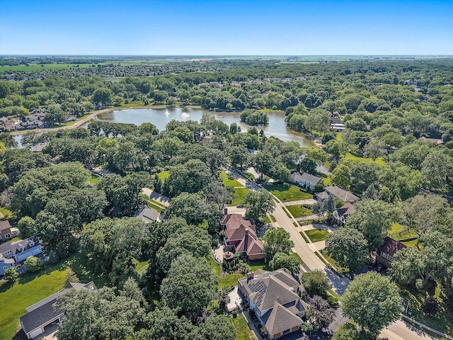 8 Buckingham Dr, Sugar Grove, IL 60554 - aerial view of residential area with a nearby body of water and a heavily wooded area