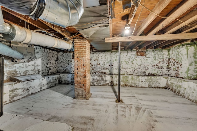 607 E Bridge St, Streator, IL 61364 - view of unfinished basement