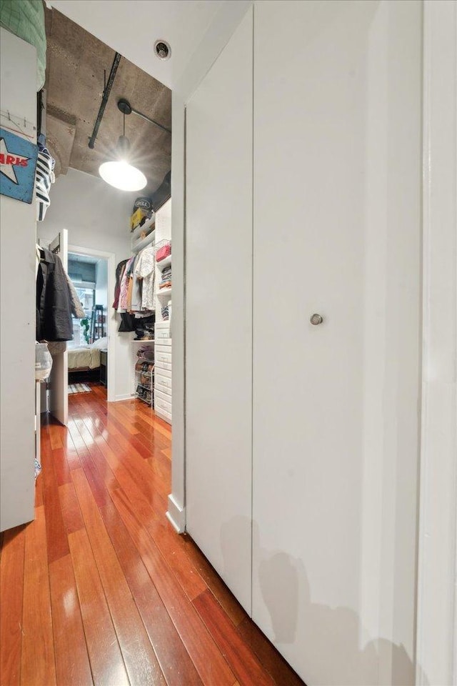 411 W Ontario St Unit 411, Chicago, IL 60654 - hall with light wood-style flooring