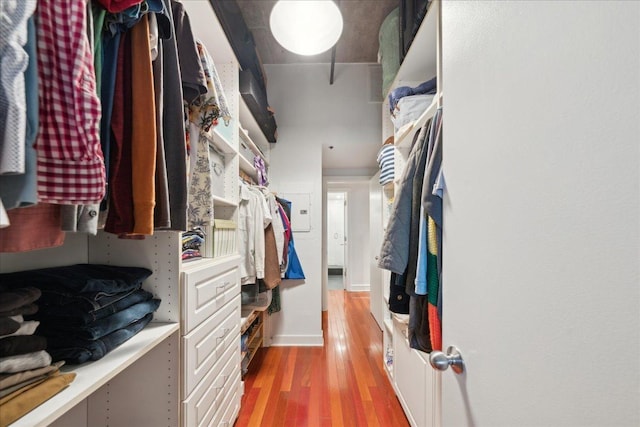 411 W Ontario St Unit 411, Chicago, IL 60654 - walk in closet featuring light wood-type flooring