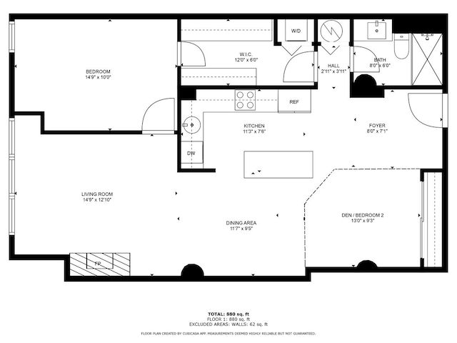 411 W Ontario St Unit 411, Chicago, IL 60654 - view of floor plan / room layout
