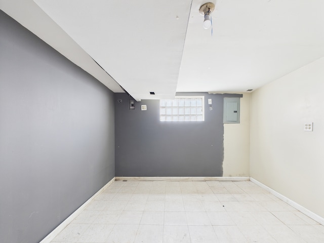 3810 W 71st St, Chicago, IL 60629 - spare room featuring electric panel and baseboards