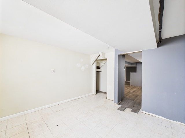 3810 W 71st St, Chicago, IL 60629 - unfurnished room with tile patterned floors and baseboards
