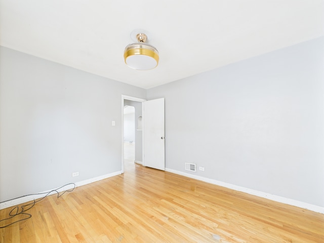 3810 W 71st St, Chicago, IL 60629 - unfurnished room featuring light wood finished floors and baseboards