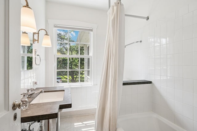 720 Willow Rd, Winnetka, IL 60093 - bathroom with shower / tub combo and vanity