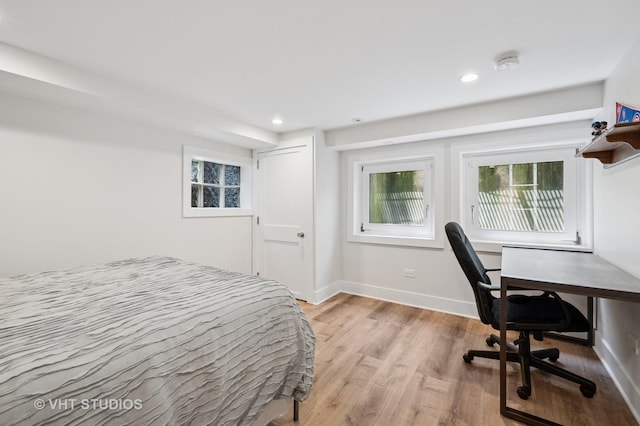 720 Willow Rd, Winnetka, IL 60093 - bedroom with light wood-type flooring and recessed lighting