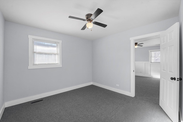 329 Blackhawk Dr, Park Forest, IL 60466 - carpeted empty room featuring ceiling fan and baseboards
