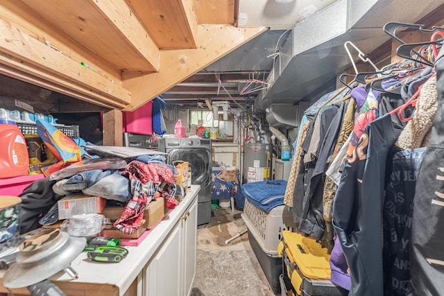 759 Norfolk Ave, Westchester, IL 60154 - unfinished basement with washer / dryer and gas water heater