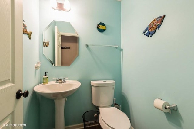 bathroom with toilet