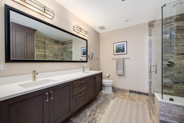 540 W Webster Ave Unit 611, Chicago, IL 60614 - full bathroom featuring a shower stall and double vanity
