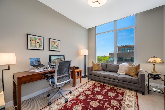 540 W Webster Ave Unit 611, Chicago, IL 60614 - home office featuring light carpet and baseboards