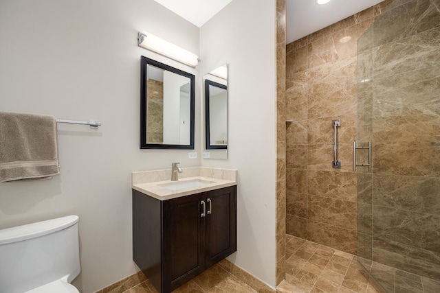 540 W Webster Ave Unit 611, Chicago, IL 60614 - bathroom featuring vanity and a tile shower