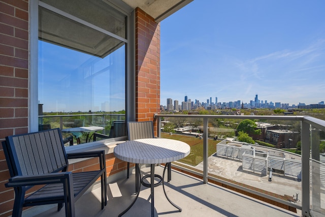 540 W Webster Ave Unit 611, Chicago, IL 60614 - balcony with a skyline view