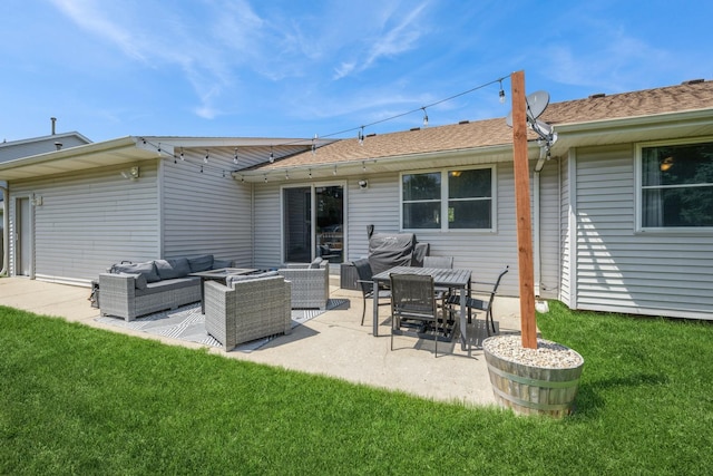 5705 Cobblestone Trl, Mchenry, IL 60050 - view of patio featuring an outdoor living space