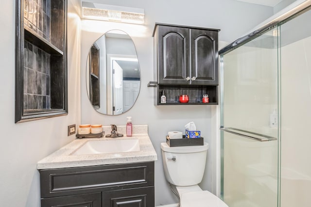 5705 Cobblestone Trl, Mchenry, IL 60050 - bathroom with vanity and a shower stall