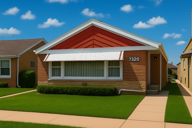 7320 N Oriole Ave, Chicago, IL 60631 - view of front of house featuring stone siding