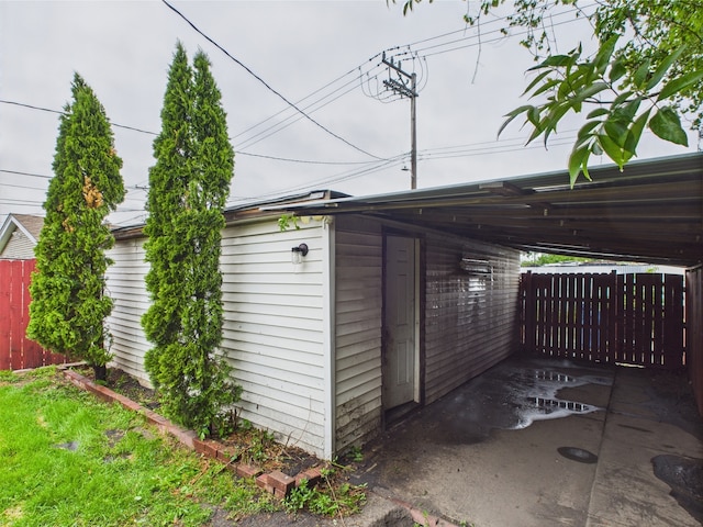 4931 S Knox Ave, Chicago, IL 60632 - view of outbuilding with a carport