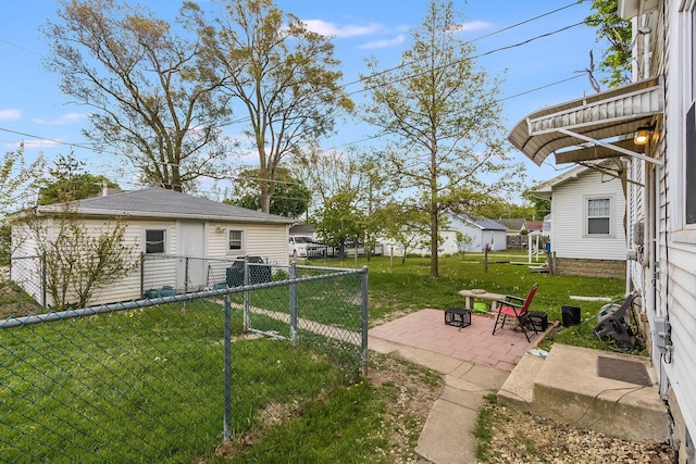 657 1st St, Crete, IL 60417 - view of yard with a patio area