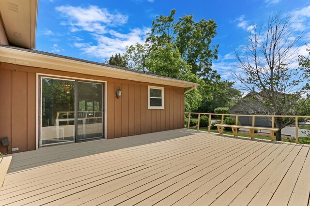 12976 W 21st St, Wadsworth, IL 60083 - view of wooden deck