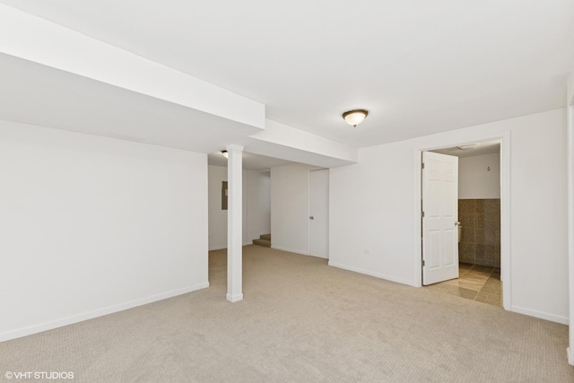 104 Hastings Way SW, Poplar Grove, IL 61065 - finished below grade area with light carpet and baseboards