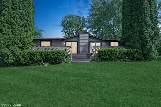 104 Hastings Way SW, Poplar Grove, IL 61065 - mid-century inspired home featuring a front yard
