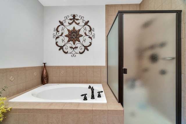 11186 188th Pl, Mokena, IL 60448 - full bathroom featuring a garden tub and a shower stall