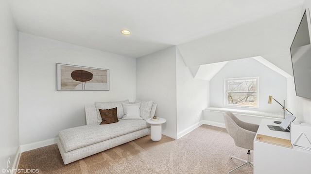 8211 S Cornell Ave, Chicago, IL 60617 - carpeted home office with baseboards and recessed lighting