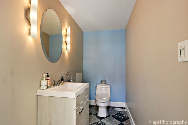 1504 N Denali Trl, Mchenry, IL 60050 - half bathroom with baseboards and vanity