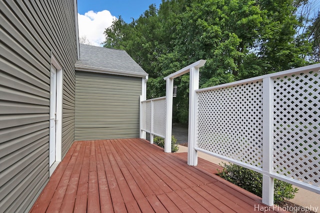 1504 N Denali Trl, Mchenry, IL 60050 - view of wooden terrace