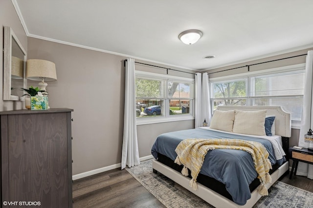 14928 Millard Ave, Midlothian, IL 60445 - bedroom with wood finished floors and ornamental molding