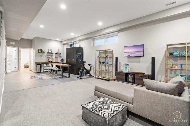 3800 N Christiana Ave, Chicago, IL 60618 - living room featuring recessed lighting