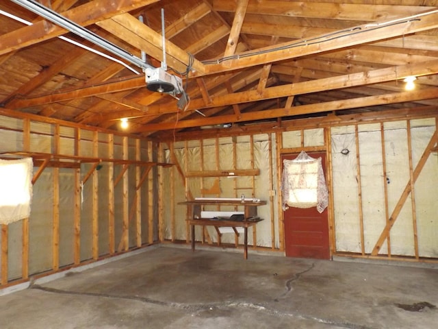 1412 11th Ave, Sterling, IL 61081 - garage with a garage door opener