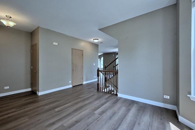 2141 Bluemist Dr, Aurora, IL 60504 - unfurnished room with wood finished floors and baseboards