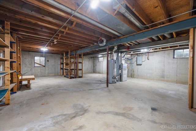 1054 Maple Ln, Batavia, IL 60510 - below grade area with gas water heater