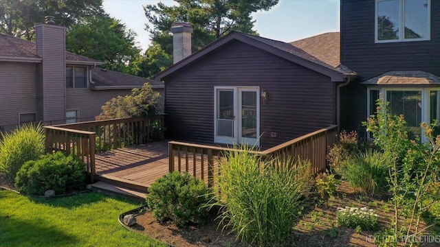 1054 Maple Ln, Batavia, IL 60510 - view of wooden terrace