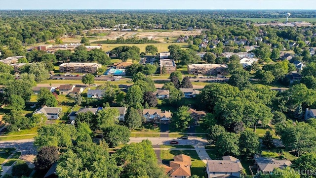 1054 Maple Ln, Batavia, IL 60510 - aerial view of property's location featuring nearby suburban area and a forest