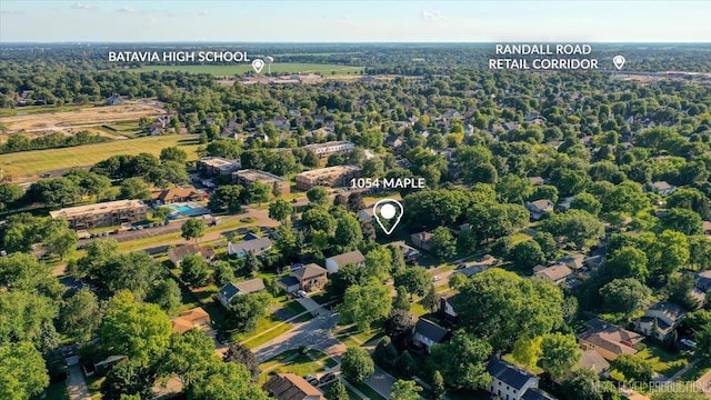 1054 Maple Ln, Batavia, IL 60510 - aerial overview of property's location