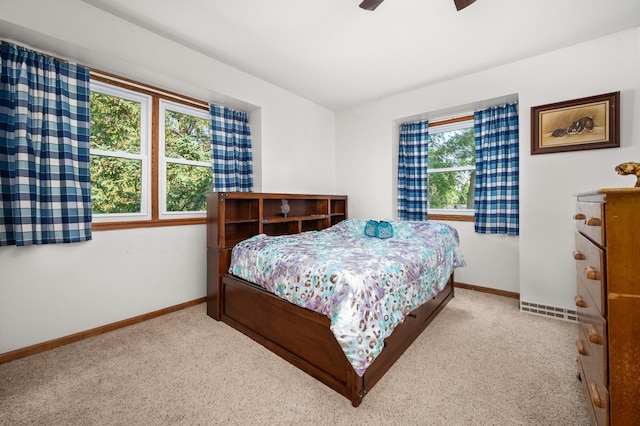 15181 Willow Run Dr, Dekalb, IL 60115 - bedroom featuring carpet flooring and a ceiling fan