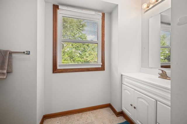 15181 Willow Run Dr, Dekalb, IL 60115 - bathroom featuring plenty of natural light and vanity