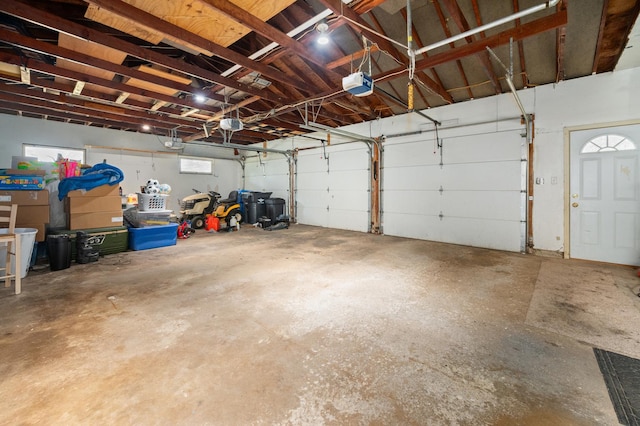 15181 Willow Run Dr, Dekalb, IL 60115 - garage with a garage door opener