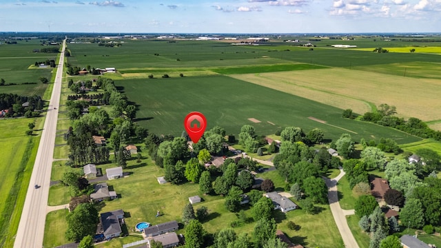 15181 Willow Run Dr, Dekalb, IL 60115 - aerial view of property and surrounding area featuring rural landscape