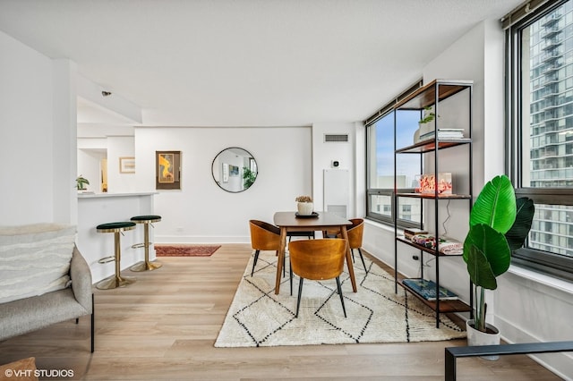 440 N Wabash Ave Unit 1908, Chicago, IL 60611 - dining room with plenty of natural light and wood finished floors