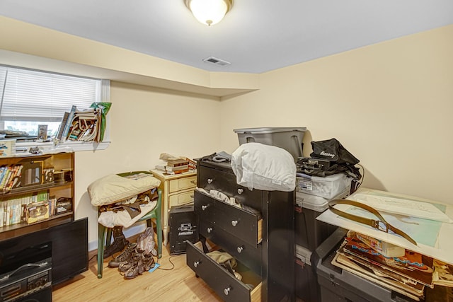4825 N Karlov Ave, Chicago, IL 60630 - home office with wood finished floors