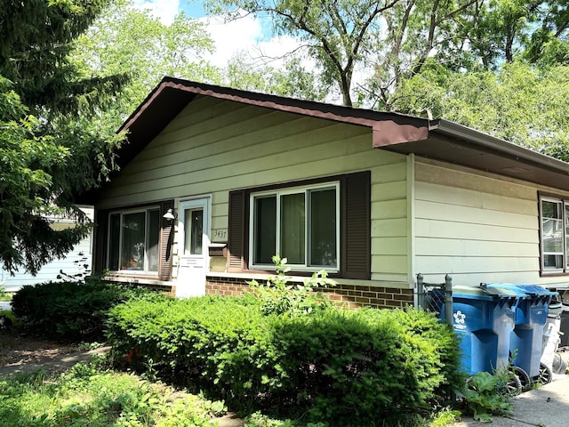 3437 Wallace Ave, Steger, IL 60475 - back of property featuring brick siding