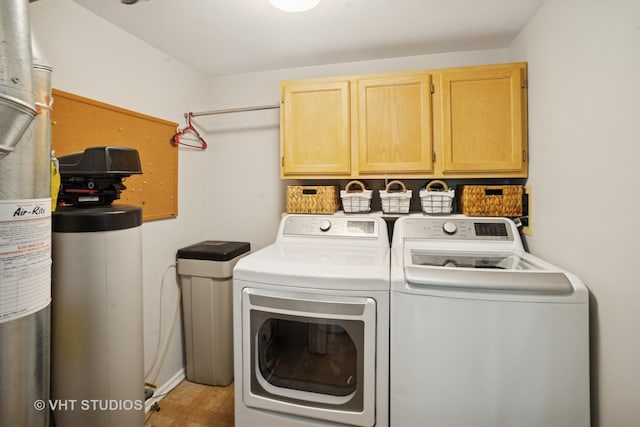 30W020 Mayfair Ct Unit 20, Warrenville, IL 60555 - laundry area featuring cabinet space and separate washer and dryer
