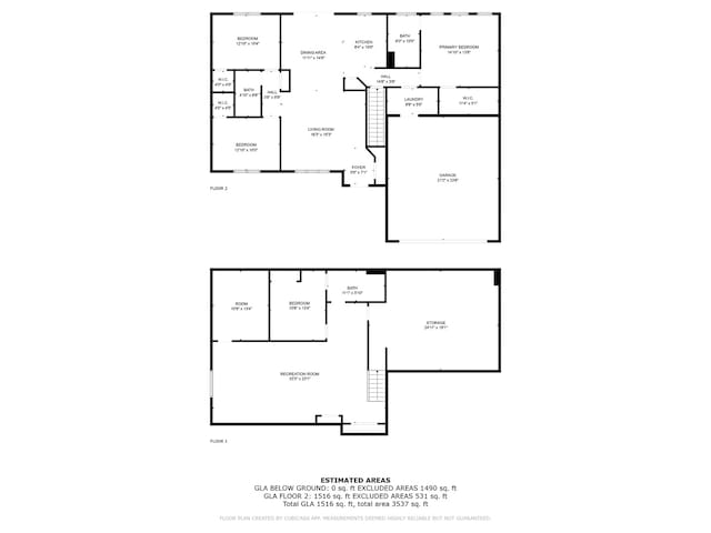 1565 Stefanie Ln, Bourbonnais, IL 60914 - view of floor plan / room layout