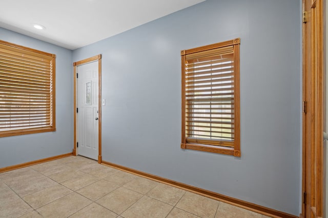 26050 S Locust Pl, Monee, IL 60449 - unfurnished room featuring light tile patterned floors and recessed lighting