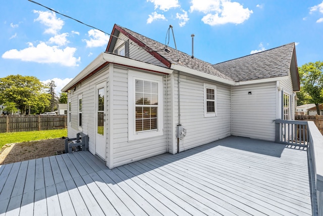 26050 S Locust Pl, Monee, IL 60449 - deck with a fenced backyard