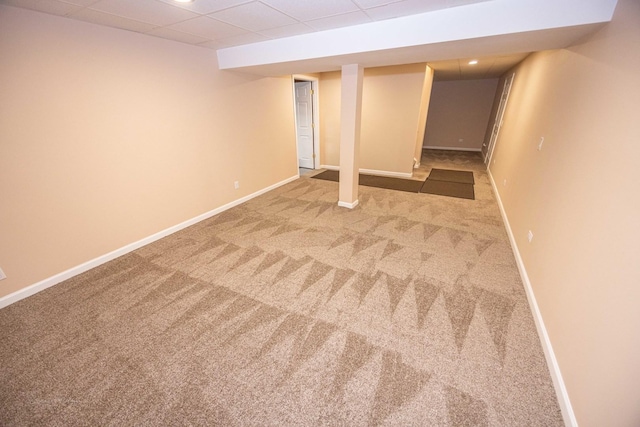 14803 S Hawthorn Cir, Plainfield, IL 60544 - finished below grade area featuring carpet floors
