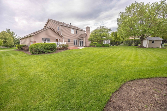 14803 S Hawthorn Cir, Plainfield, IL 60544 - view of yard featuring a shed